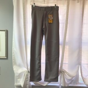 Easton baseball pants. Size youth XL Gray.